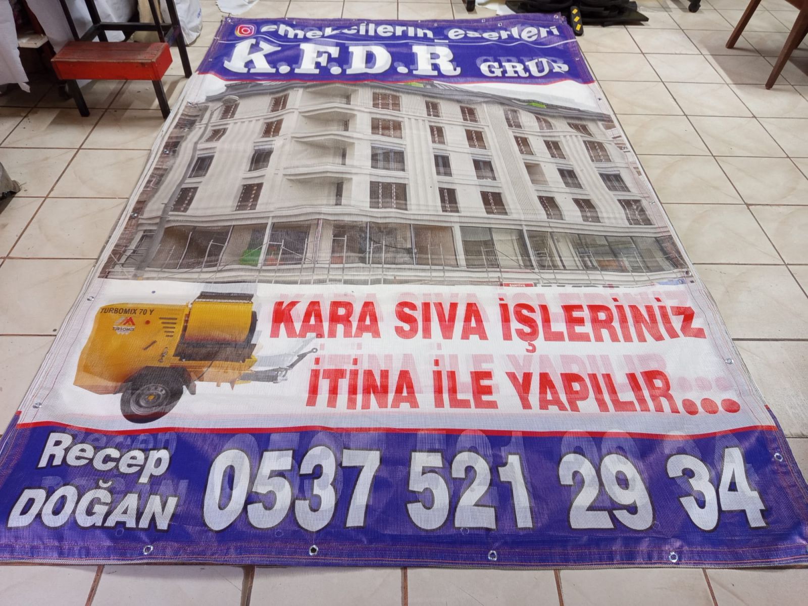 bina afişi, şantiye afişi, inşaat afişleri, afiş sistemleri